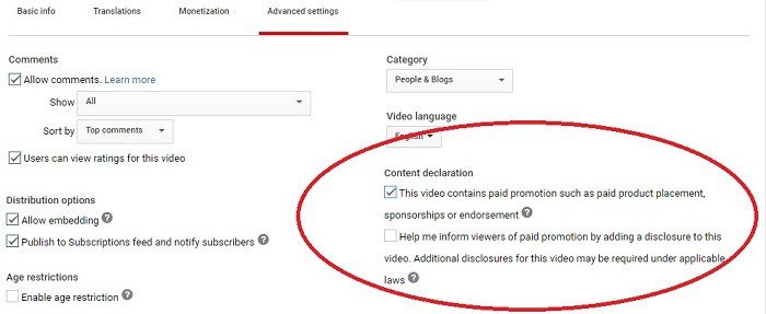 Make money on YouTube with sponsorships