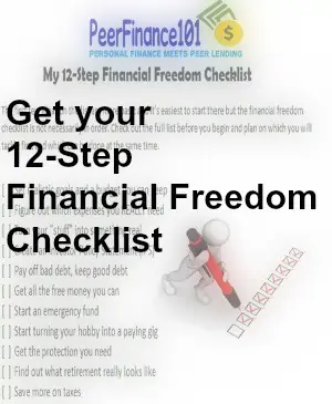 Financial freedom checklist cover