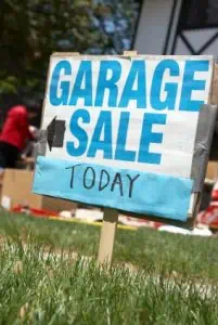 Garage Sale Savings Ahead