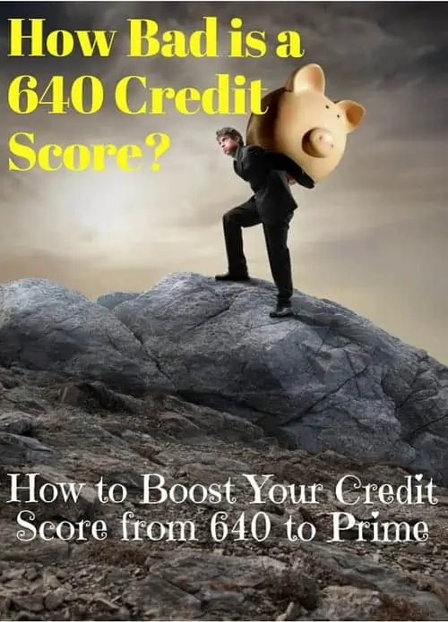 is 640 credit score bad
