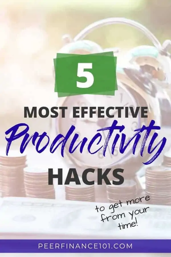 productivity hacks to make more time
