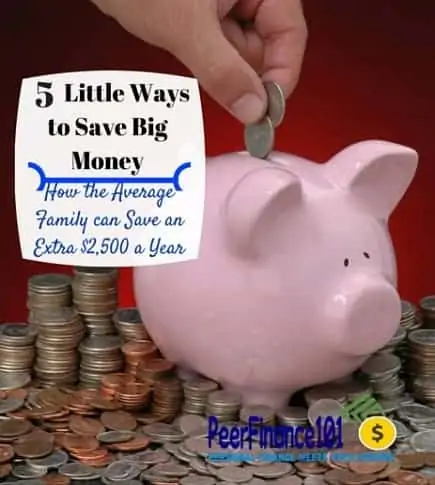 ways to saving money average family