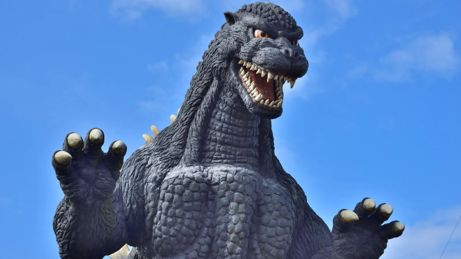 Godzilla statue in Japan